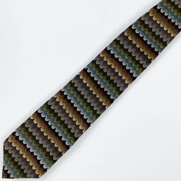 VINTAGE GRATEFUL DEAD Silk Tie - Alligator 4th Set - Picture 4 of 5